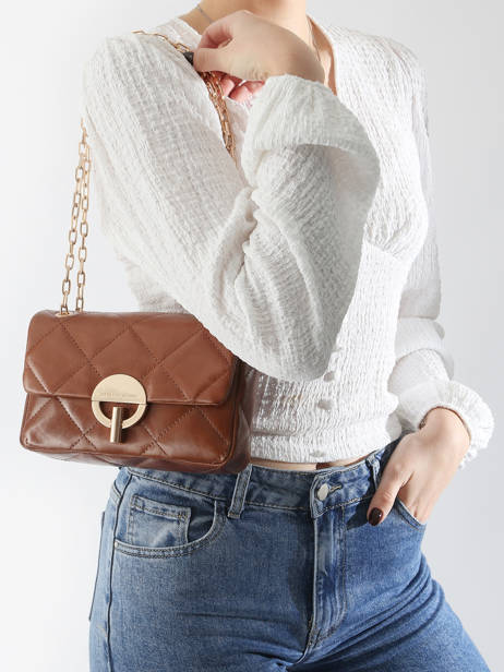 Cross Body Tas M Moon Leder Vanessa bruno Bruin moon 84V40533 ander zicht 1